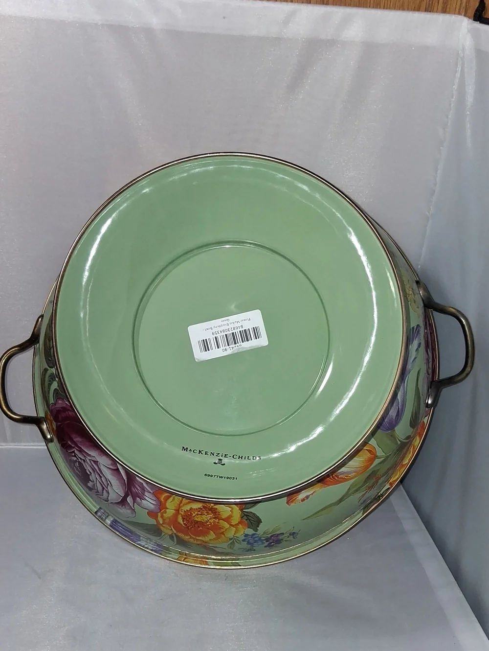 MacKenzie-Childs green Flower Market set - Picture 13 of 16